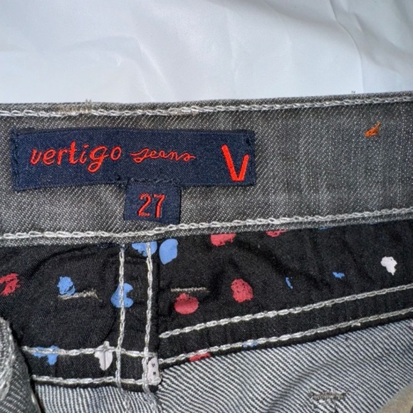 VERTIGO Jeans - Casual Grey cropped 3/4 NWOT - Picture 7 of 14